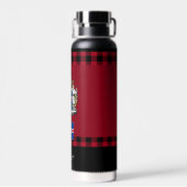 Bouteille D'eau Drapeau islandais Rustique Vacuum Isolé (Arrière)