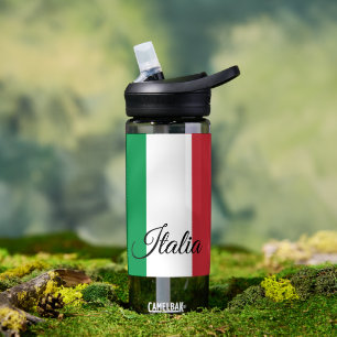Bouteille D'eau Drapeau italien patriotique