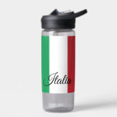 Bouteille D'eau Drapeau italien patriotique (Gauche)