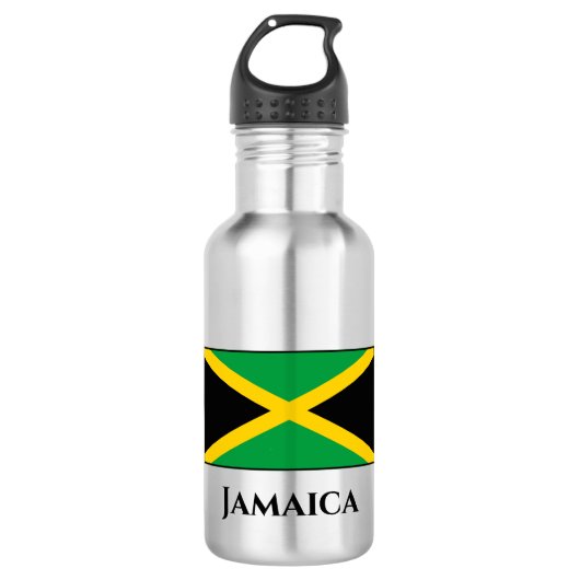 Bouteille D'eau Drapeau jamaïcain (Devant)