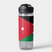 Bouteille D'eau Drapeau jordanien patriotique (Extérieur)
