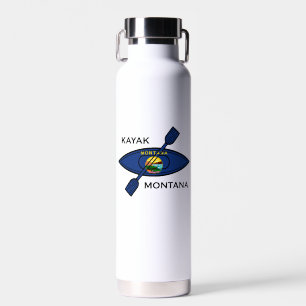 Bouteille D'eau Drapeau Kayak Montana