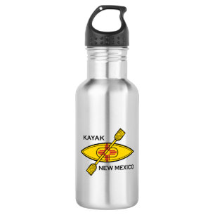Bouteille D'eau Drapeau Kayak Nouveau-Mexique