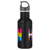 Bouteille D'eau Drapeau LGBT HUMAN Mois Gay pride Transgenre (Dos)