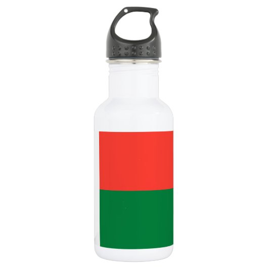 Bouteille D'eau Drapeau Madagascar (Devant)
