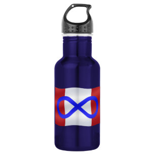 Bouteille D'eau Drapeau Metis Art Canadien Metis