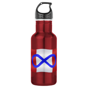 Bouteille D'eau Drapeau Metis Art Canadien Metis