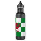 Bouteille D'eau Drapeau mystique de dragon celtique rouge du Pays  (Droite)