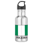 Bouteille D'eau Drapeau nigérian (Devant)