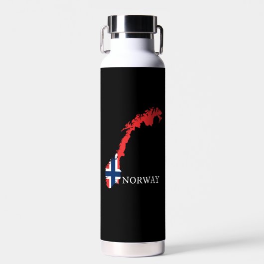 Bouteille D'eau Drapeau Norvège - Norvège (Avant)