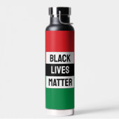 Bouteille D'eau Drapeau panafricain, Black Lives Matt, Symbole Uni (Gauche)