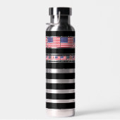 Bouteille D'eau Drapeau patriotique américain, États-Unis (Plage)