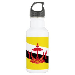 Bouteille D'eau Drapeau patriotique de Brunei