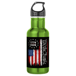 Bouteille D'eau Drapeau patriotique Nous Le Peuple 1776 2026