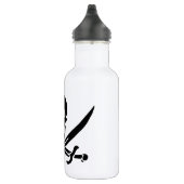 Bouteille D'eau Drapeau pirate crâne épées croisées (Droite)