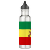 Bouteille D'eau Drapeau rastafarien (Rastafarianisme) (Rasta) (Gauche)