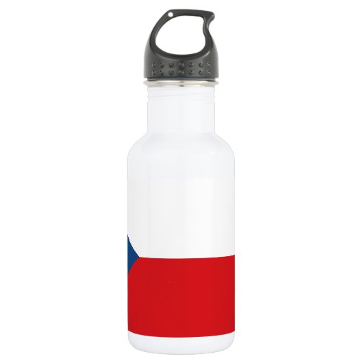 Bouteille D'eau Drapeau République tchèque (Devant)