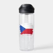 Bouteille D'eau Drapeau République tchèque (Arrière)