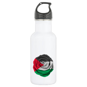 Bouteille D'eau Drapeau rose de Palestinien