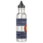 Bouteille D'eau Drapeau rustique du Colorado (Gauche)
