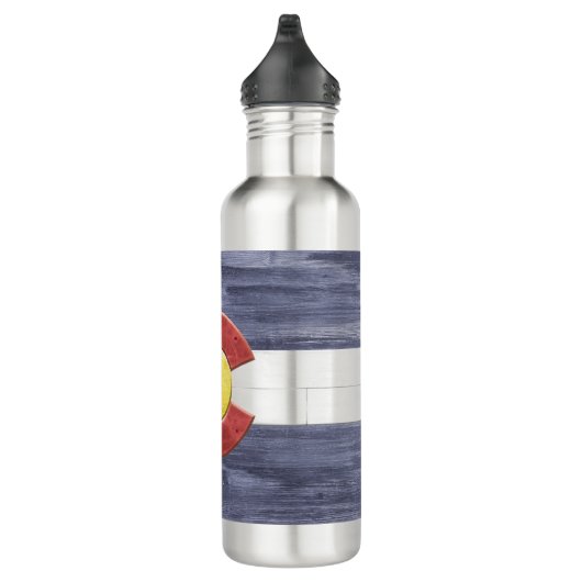 Bouteille D'eau Drapeau rustique du Colorado (Droite)