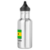 Bouteille D'eau Drapeau Sao Tomé-et-Principe (Droite)