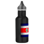 Bouteille D'eau Drapeau stylisé du Costa Rica (Gauche)