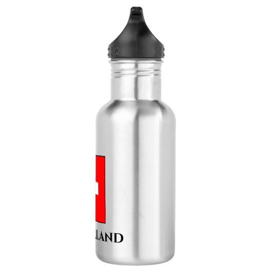 Bouteille D'eau Drapeau suisse (Droite)