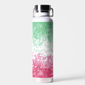 Bouteille D'eau Drapeau Super psychédélique Abstrait (Arrière)