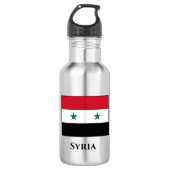Bouteille D'eau Drapeau syrien (Devant)
