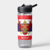 Bouteille D'eau Drapeau thaïlandais patriotique (Gauche)