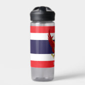Bouteille D'eau Drapeau thaïlandais patriotique (Extérieur)