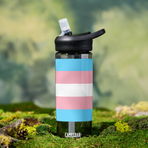 Bouteille D'eau Drapeau transgenre, communauté, Fierté / drapeau g