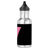Bouteille D'eau Drapeau triangle rose de SlipperyJoe drapeau rose (Droite)
