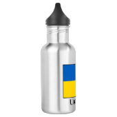 Bouteille D'eau Drapeau ukrainien (Gauche)