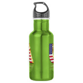 Bouteille d'eau Drapeau USA (Dos)