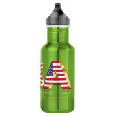 Bouteille d'eau Drapeau USA (Droite)