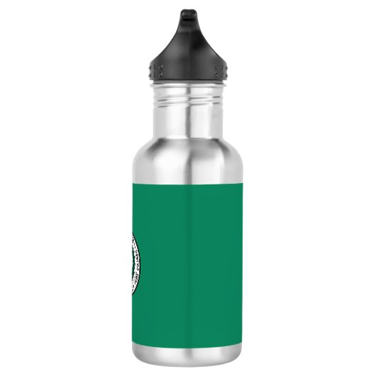 Bouteille D'eau Drapeau Worcester, Massachusetts Acier Inoxydable  (Droite)