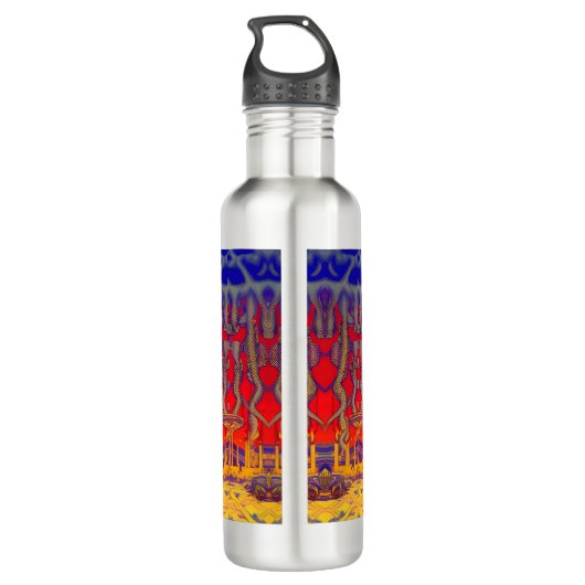 Bouteille D'eau Dreamland psychédélique (Dos)