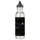 Bouteille D'eau Dreamy Starry Night Sky bateau en acier inoxydable (Droite)