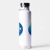 Bouteille d'eau drôle bleu triste Emoji - Dri expr (Plage)