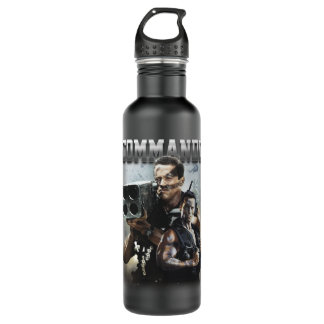 Bouteille D'eau Drôle cadeau Commando Bootleg Tee Arnold Schwarzen