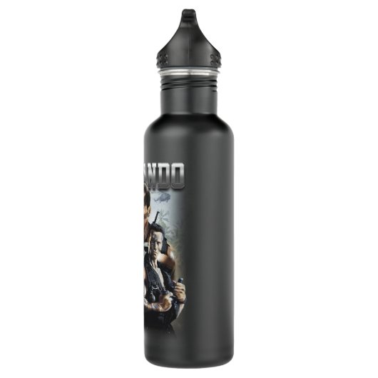 Bouteille D'eau Drôle cadeau Commando Bootleg Tee Arnold Schwarzen (Droite)