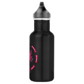 Bouteille D'eau Drôle Crâne rose Halloween Whimsigoth (Droite)