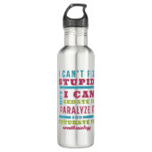 Bouteille D'eau Drôle CRNA / Anesthésiologiste ne peut pas réparer (Devant)