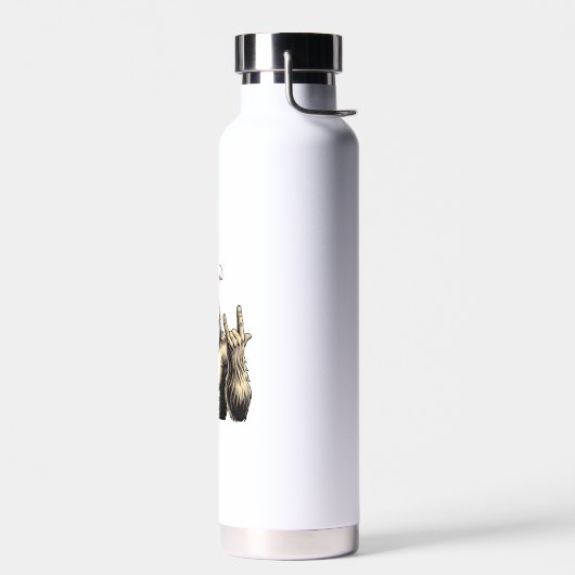 Bouteille D'eau Drôle de Bigfoot Œuf de Pâques Rock Sasquatch Jour (Gauche)