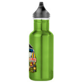 Bouteille d'eau drôle de camping-car, vie rude (Droite)