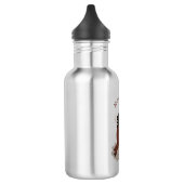 Bouteille D'eau Drôle dessin animé de bison de buffle (Gauche)