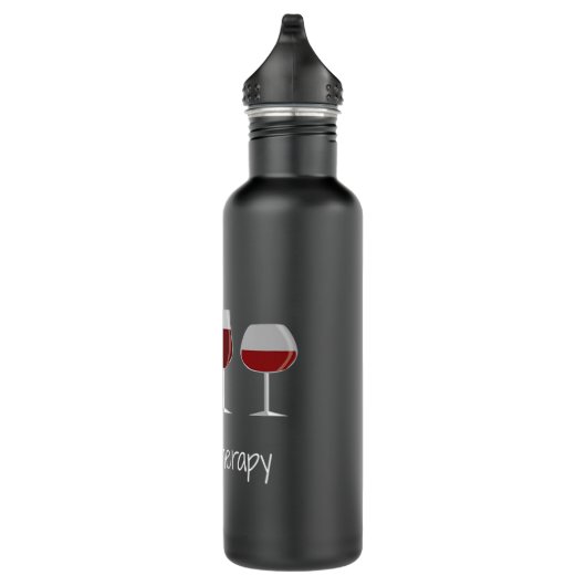 Bouteille D'eau Drôle Femmes Vin Idée Cadeau Tee - Groupe Thérapie (Droite)