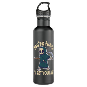 Bouteille D'eau Drôle Grim Reaper Squelette Halloween Costume